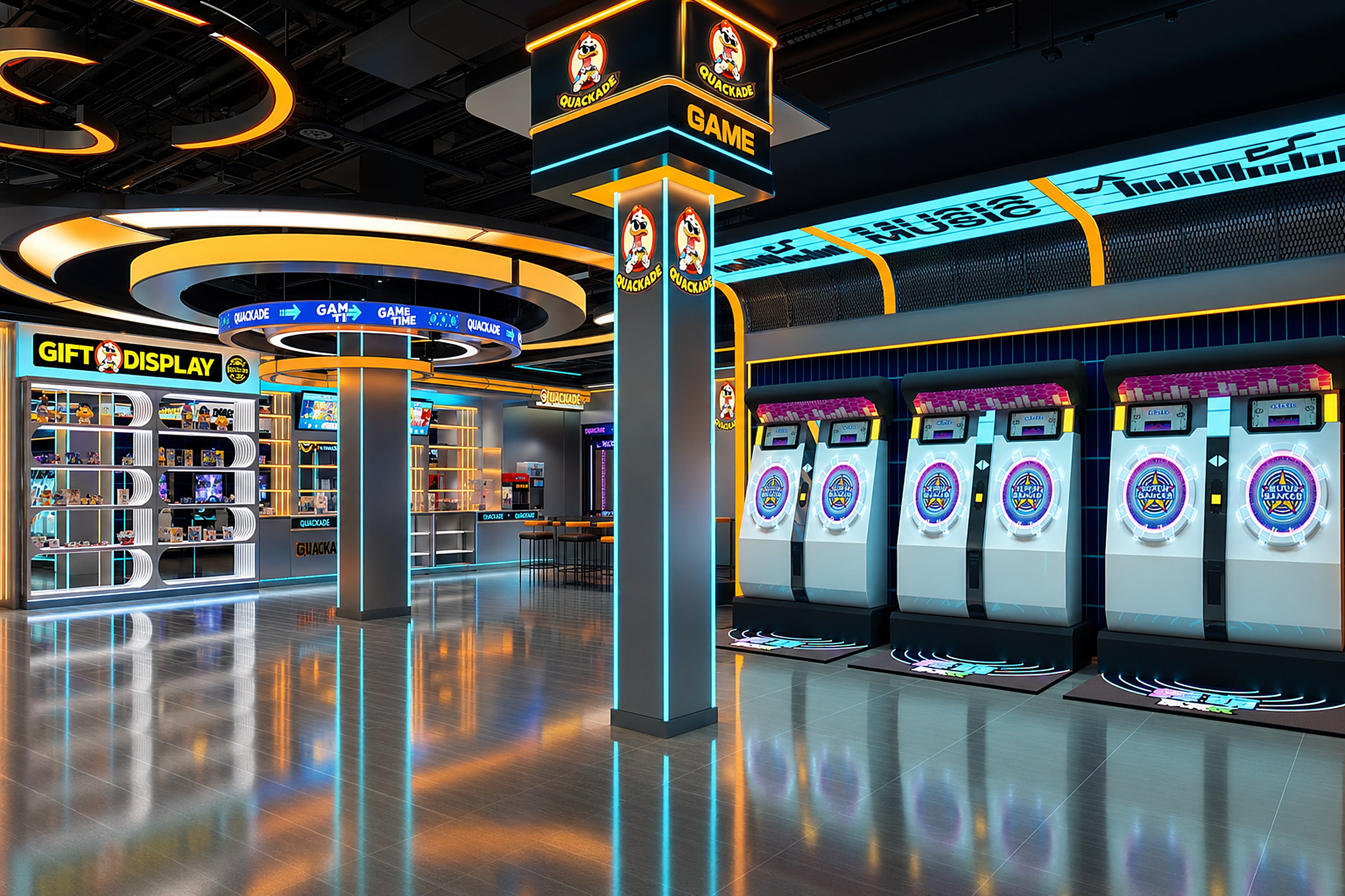Quackade interior